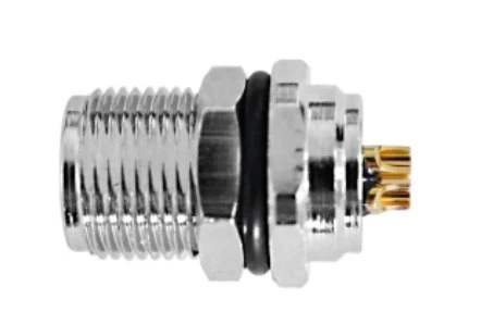 M8 naissoost esikinnitusega A-kood 4PIN M10*0,75