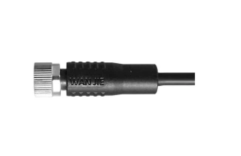 M8 Female Sirge Unshield A-Kodeerimine 4PIN PVC 3.0M M8X1.0