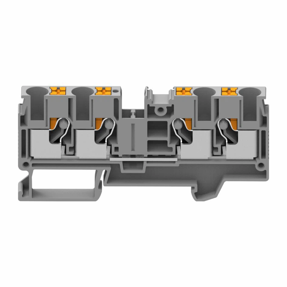 Toide läbi PUSH IN pistiku 6,0 Mm2 kaks sisse kahes väljundis